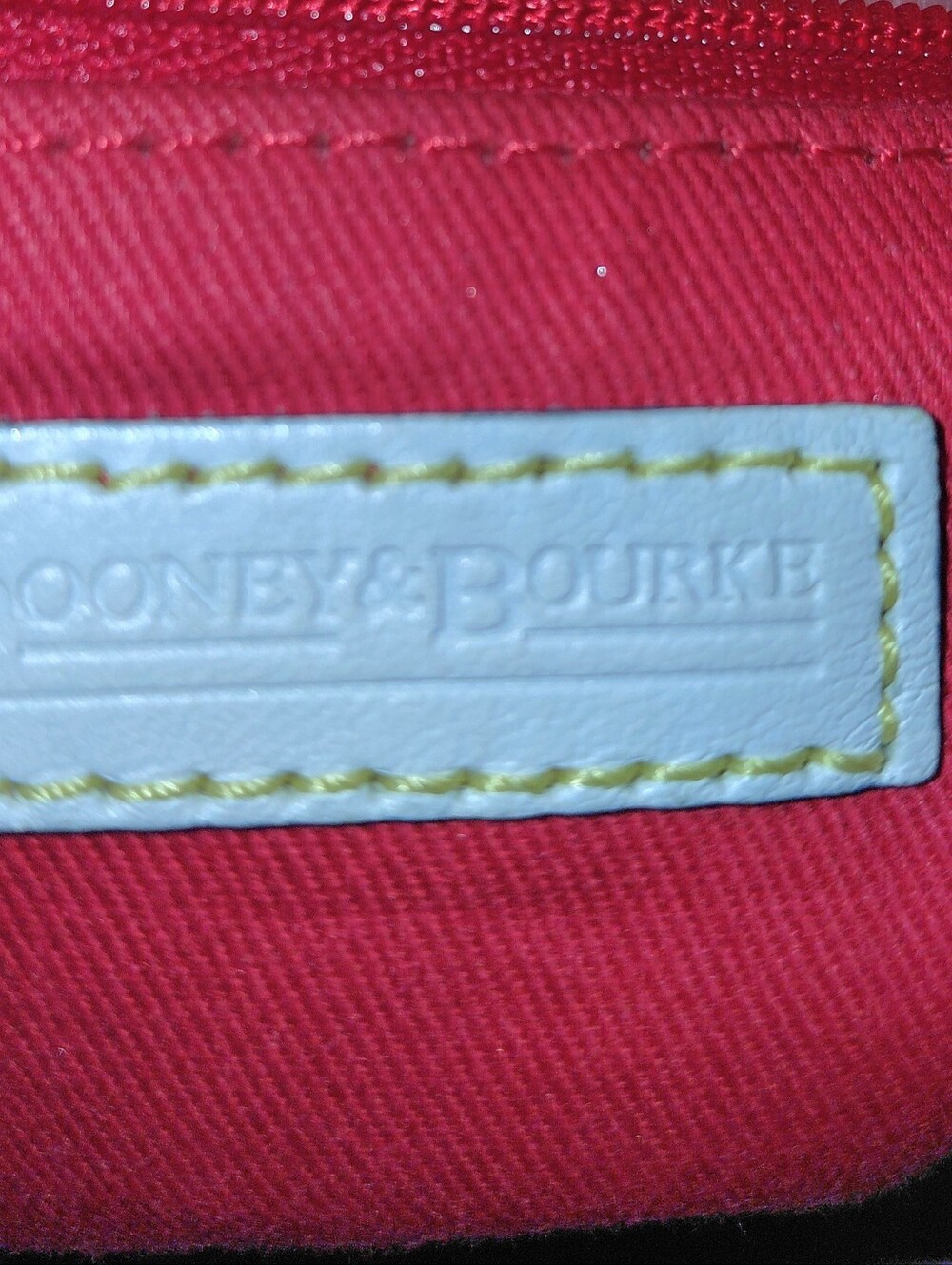 Dooney & Bourke Shoulder Bag Graffiti Paint-Splash Canvas  with White Trim - Picture 11 of 15